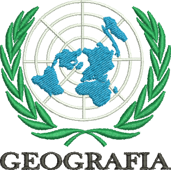 matriz de bordado Geografia 158