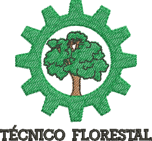 matriz de bordado Técnico Florestal 282