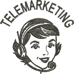 matriz de bordado Telemarketing 290