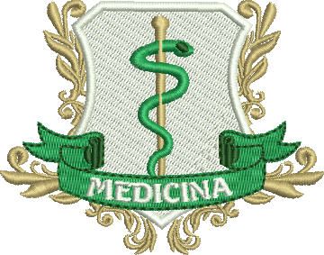 matriz de bordado Medicina 373