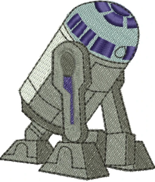 Visualização da Matriz de Bordado R2D2