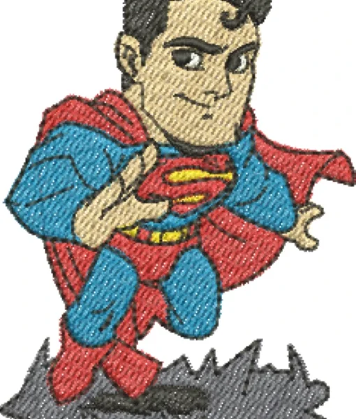 Visualização da Matriz de Bordado Superman 01