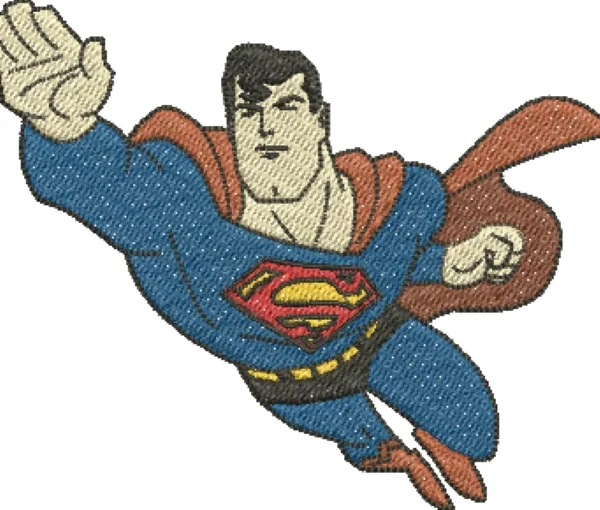 Visualização da Matriz de Bordado Superman 03