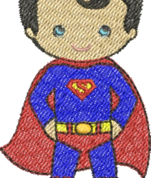 Visualização da Matriz de Bordado Superman 04