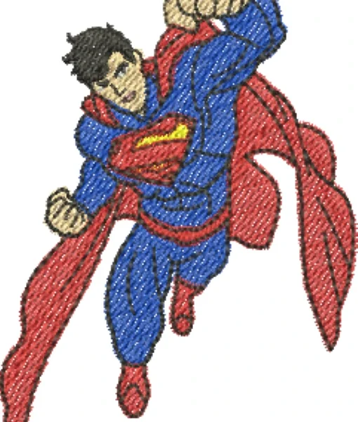 Visualização da Matriz de Bordado Superman 07