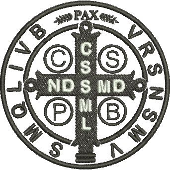 Matriz de Bordado Medalhão de São Bento