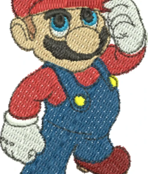 Visualização da matriz de bordado Super Mario 01