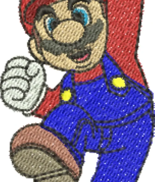Visualização da matriz de bordado Super Mario 13