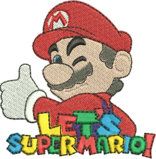 Visualização da matriz de bordado Super Mario 14
