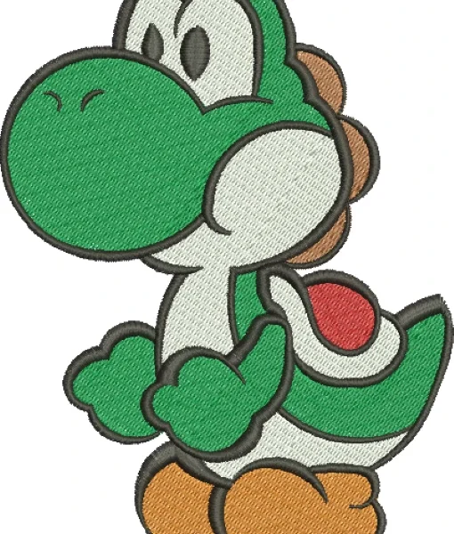 Visualização da matriz de bordado Yoshi 01 - Três Tamanhos