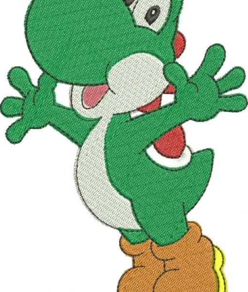 Visualização da matriz de bordado Yoshi 02 - Três Tamanhos
