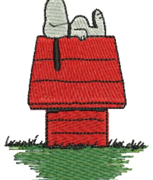 Visualização da Matriz de Bordado Snoopy 01