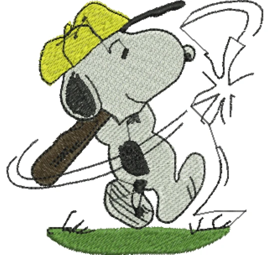 Visualização da Matriz de Bordado Snoopy 02