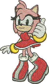 matriz de bordado Sonic 03 - Três Tamanhos