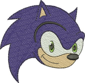 matriz de bordado Sonic 04 - Três Tamanhos