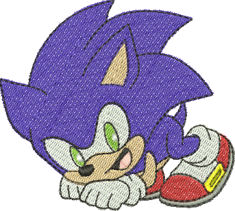 matriz de bordado Sonic 05 - Três Tamanhos