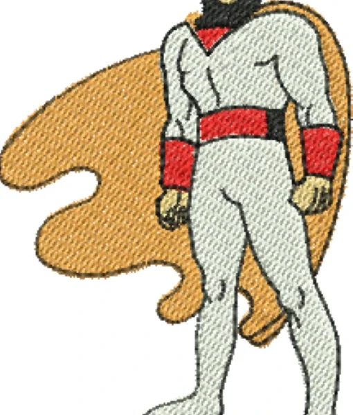 Visualizaçã da Matriz de Bordado Space Ghost 01