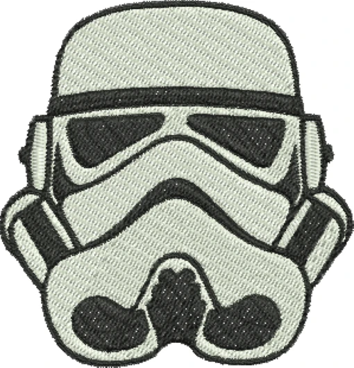 Visualização da Matriz de Bordado Stormtrooper 02