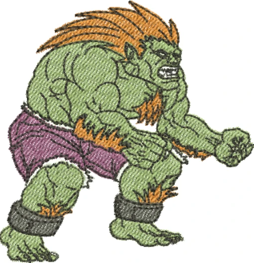 Visualização da Matriz de Bordado Blanka 01
