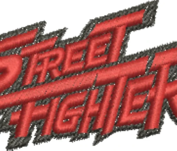 Visualização da Matriz de Bordado Logo Street Fighter