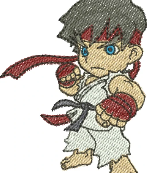Visualização da Matriz de Bordado Ryu 01