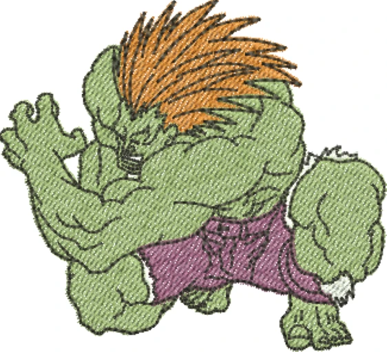 Visualização da Matriz de Bordado Blanka 02