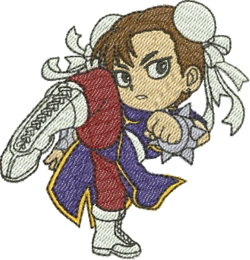 Visualização da Matriz de Bordado Chun-Li 02