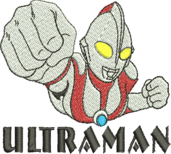 Visualização da Matriz de Bordado Ultraman 01