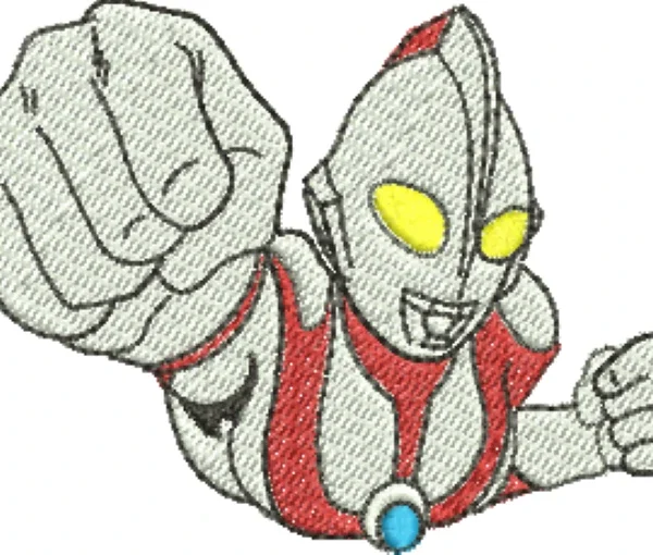 Visualização da Matriz de Bordado Ultraman 02