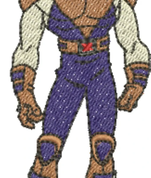 Visualização da Matriz de Bordado Wolverine 01