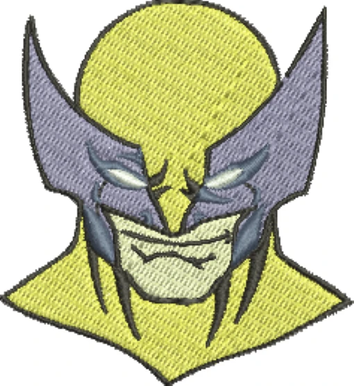 Visualização da Matriz de Bordado Wolverine 02