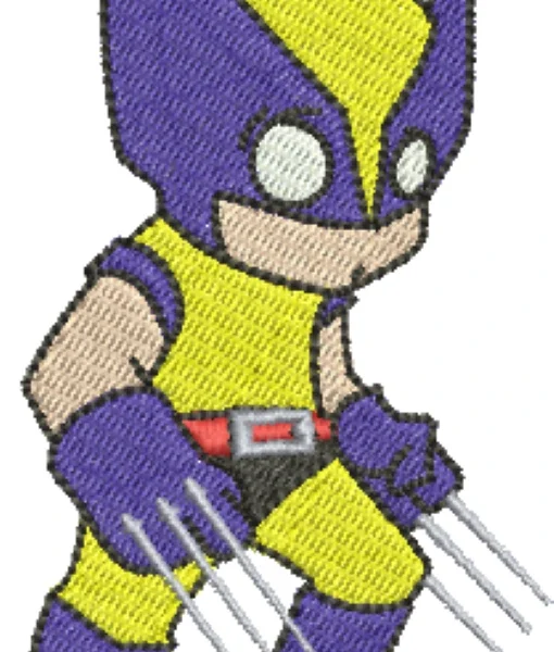 Visualização da Matriz de Bordado Wolverine 03