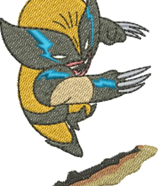 Visualização da Matriz de Bordado Wolverine 05