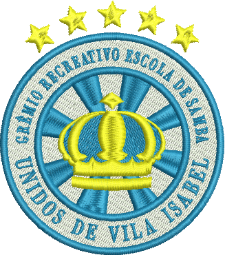 Matriz de bordado Unidos de Vila Isabel – Três Tamanhos
