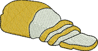 matriz de bordado Pão Fatiado 01