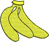 matriz de bordado Bananas 01