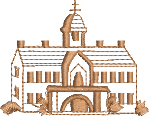Matriz de Bordado Igreja