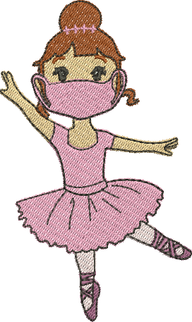 Matriz de Bordado Computadorizado Bailarina 112