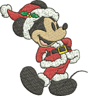 matriz de bordado Mickey Natalino 156