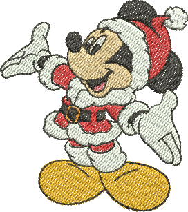 matriz de bordado Mickey Natalino 157