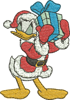 matriz de bordado Pato Donald Natalino 170
