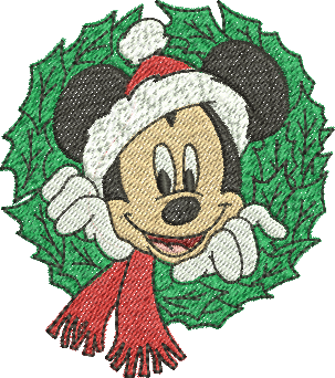 matriz de bordado Mickey Natalino 193