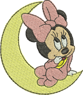 matriz de bordado Minnie bebê 224