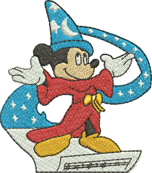 matriz de bordado Mickey Mago 242