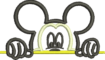 matriz de bordado Mickey Mouse 245