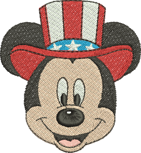 matriz de bordado Mickey Mouse 255