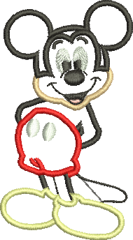 matriz de bordado Mickey Mouse 256