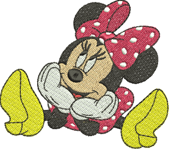 matriz de bordado Minnie Mouse 269