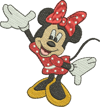 matriz de bordado Minnie Mouse 270