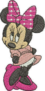 matriz de bordado Minnie Mouse 280
